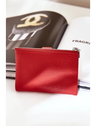 Ekologická Kožená Dámská Peněženka Červená Bronica