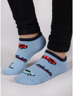 Chlapecké kotníkové ponožky Yoclub Patterns Colours 6-Pack Multicolour