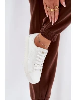 Dámské nízké tenisky z ECO kůže Big Star – bílé