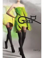 GIRL-UP - vzorované punčochové kalhoty - GATTA