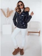 Dámská zimní bunda s kapucí MELANI navy blue FashionStreet TY4487
