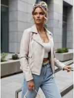 FashionStreet dámské krátké kožené boty Ramones light beige TY5630