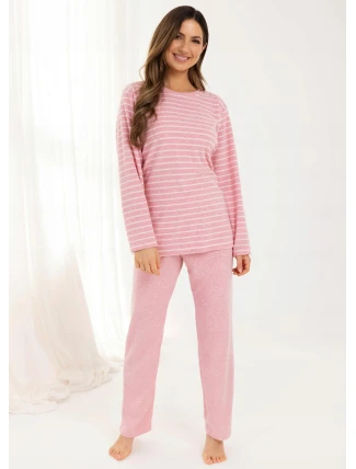 Pyžamo Regina 713 dlouhé/r M-2XL Z25/26 dámské froté Pyžamo Regina 713 dlouhé/r M-2XL Z25/26 dámské froté