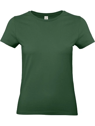 B&C #E190 /women Dámské tričko z těžké bavlny 01.004T bottle green B&C #E190 /women Dámské tričko z těžké bavlny 01.004T bottle green