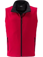 Daiber JN 1128 Pánská 2-vrstvá promo softshellová vesta 02.1128 red/black Daiber JN 1128 Pánská 2-vrstvá promo softshellová vesta 02.1128 red/black