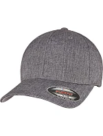 Flexfit 6350 6 panelová kšiltovka "Heatherlight" 55.6350 dark grey melange
