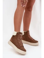 Dámské zimní boty s kožíškem Lee Cooper LCJ-25-01-3735 hnědé Dámské zimní boty s kožíškem Lee Cooper LCJ-25-01-3735 hnědé