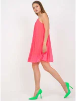 Šaty DHJ SK 0010.35 fluo růžová