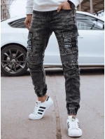 Pánské bojové kalhoty šedé FashionStreet UX4239