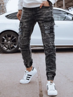 Pánské bojové kalhoty šedé FashionStreet UX4239