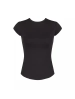 sloggi GO Ribbed T-Shirt - BLACK - SLOGGI BLACK - SLOGGI