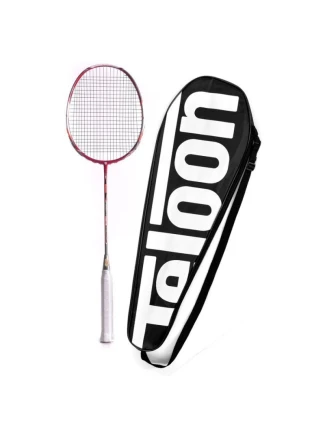 Badmintonová raketa TELOON Blast TL500 Red 89g 22Lbs Badmintonová raketa TELOON Blast TL500 Red 89g 22Lbs