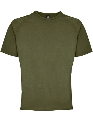 SOL'S Sporty Pánské raglánové sportovní tričko 25.1939 army