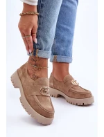 Dámské semišové polobotky s ozdobou Bežové Rosefalls Dámské semišové polobotky s ozdobou Bežové Rosefalls