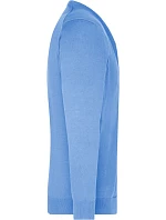 Daiber JN 661 Pánský pletený cardigan s výstřihem do V 02.0661 glacier blue