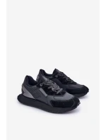 Kožené Pánské Tenisky Big Star OO174297 Hi-Poly System Černé