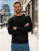 Pánský černý svetr FashionStreet WX2312z