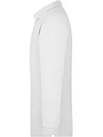 Daiber JN 22 Piqué polo s dlouhým rukávem z těžké bavlny 02.0022 white