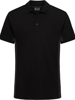 Promodoro 4590 Unisex kontrastní pracovní polo - EXCD 40.4590 black/charcoal