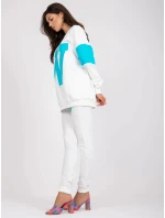 Tepláková souprava FA KMPL 7856.44P bílá a modrá - FPrice Tepláková souprava FA KMPL 7856.44P bílá a modrá - FPrice