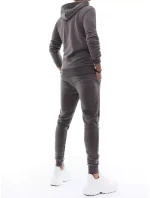 Pánská antracitová tepláková souprava FashionStreet AX0420