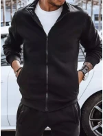 Pánská zateplená tepláková souprava černá FashionStreet AX0607