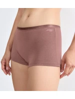 Dámské kalhotky GO Daily Cotton Short - BROWN - hnědé 1141 - SLOGGI