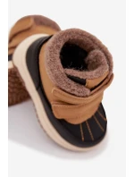 Dětské zimní boty sněhule na suchý zip Camel Darlene