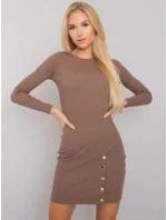 Šaty RV SK 7246.29 hnědá Šaty RV SK 7246.29 hnědá