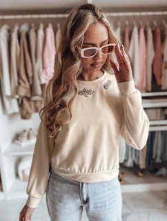 Dámská halenka s dlouhým rukávem Buttercotch CRYSTALIA light beige FashionStreet RY2767