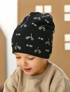 AJS 48-087 oboustranná chlapecká čepice