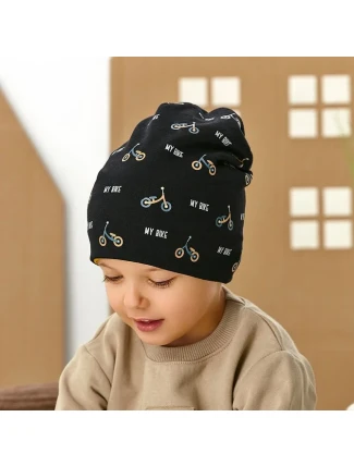 AJS 48-087 oboustranná chlapecká čepice