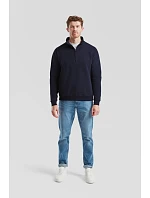 Fruit of the Loom Classic Zip-Neck Sweat Mikina s 1/4 zipem 16.2114 heather grey