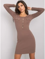 Šaty RV SK 5079 1.17P hnědá Šaty RV SK 5079 1.17P hnědá