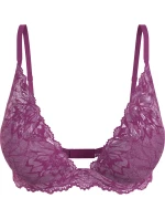 Dámské podprsenka LIGHTLY LINED PLUNGE 000QF6396EVID fialová - Calvin Klein Dámské podprsenka LIGHTLY LINED PLUNGE 000QF6396EVID fialová - Calvin Klein