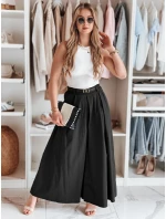 FLOWES sukně s páskem černá FashionStreet UY2591