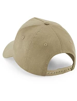 Beechfield B 638 5 panelová čepice s nášivkou 53.0638 desert sand