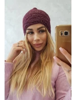 Fleecová čepice Edyta K298 tmavě fialová Fleecová čepice Edyta K298 tmavě fialová