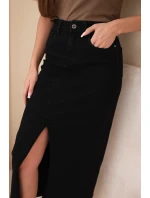 Dámské džíny Skinny s vysokým pasem a páskem M.sara béžové