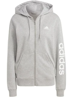 Mikina adidas Essentials Linear Full-Zip French Terry Hoodie W IC6866