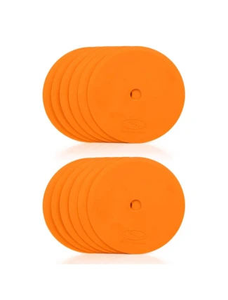 Ploché terénní značky - kulaté 15 cm - 12x oranžové SMJ sport ZPO-O