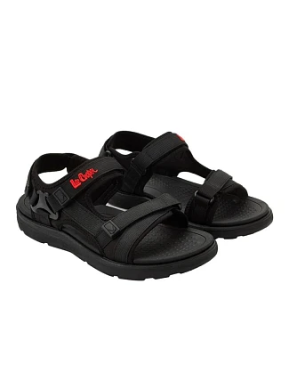 Lee Cooper pánské boty na suchý zip sandály na léto černé lehké Lee Cooper pánské boty na suchý zip sandály na léto černé lehké