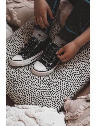 Dětské tenisky na suchý zip Černá Bernie