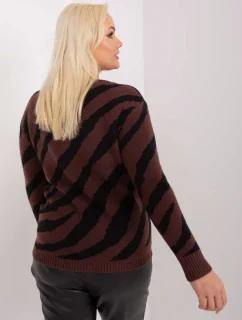 Jumper PM SW PM785.23X tmavě hnědý