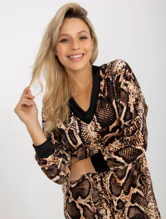 Dámské šaty TU 8189 4.09 černá a béžová - FPrice