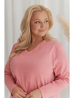 3654 DÁMSKÉ DLOUHÉ PYŽAMO MARIBEL 2XL–3XL 3654 DÁMSKÉ DLOUHÉ PYŽAMO MARIBEL 2XL–3XL