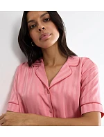 Amourette Jacquard Boyfriend Shirt - Cherry Rose - TRIUMPH Cherry Rose - TRIUMPH Amourette Jacquard Boyfriend Shirt - Cherry Rose - TRIUMPH Cherry Rose - TRIUMPH