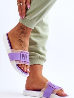 Dámské sportovní pantofle fialový Sunrise