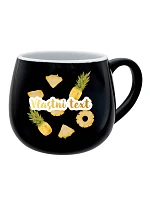 Personalizovaný keramický buclatý hrneček s letním ovocem Personalizovaný keramický buclatý hrneček s letním ovocem