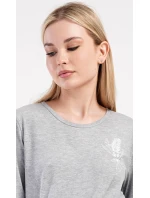 Dámské pyžamo dlouhé Peříčko Dámské pyžamo dlouhé Peříčko